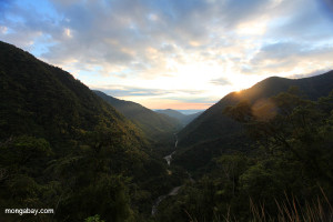 Cloud forest and valley in Andean Peru (Photo: Rhett A. Butler)